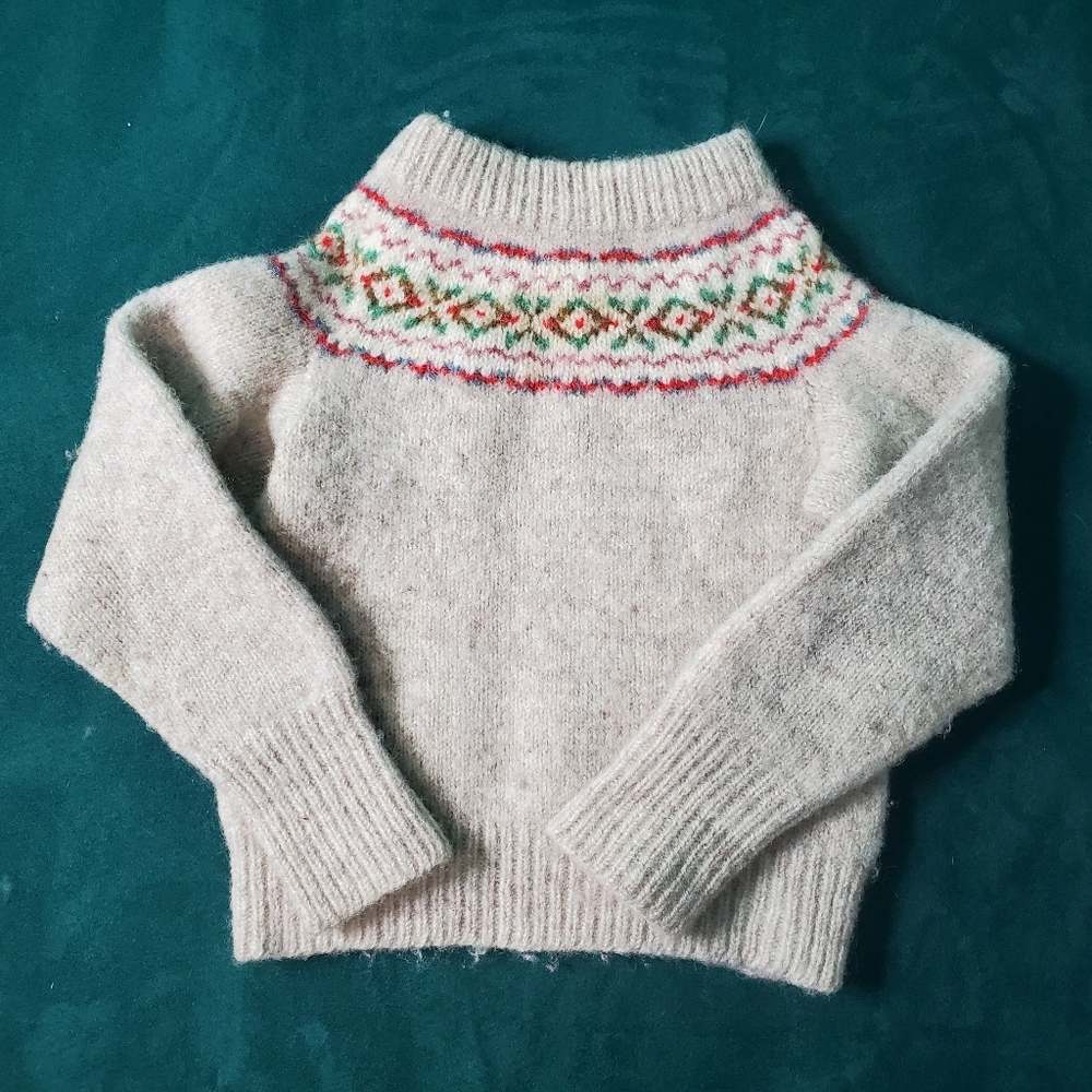 Handmade wool sweater